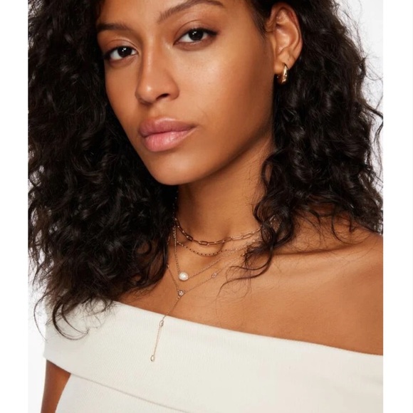 Ribbed off the shoulder top - Picture 3 of 3